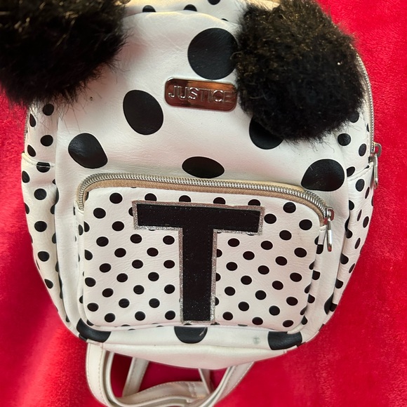 Black & White Panda Bear Small Backpack “T” - Picture 2 of 5